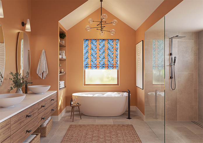 Miami, Blue - Roman Blind - Image 8